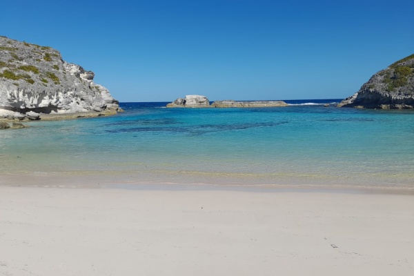 Beach Through White House Road